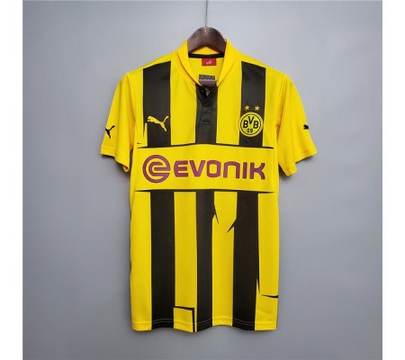 Dortmund 12/13 UCL Home Yellow Soccer Jersey